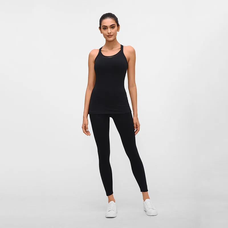 2020 womens yoga leggings no front seam ys9323w
