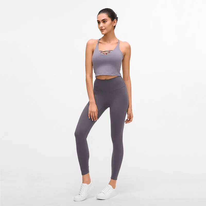2020 womens yoga leggings no front seam ys9323w