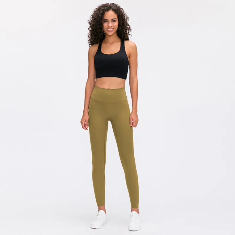 2020 womens yoga leggings no front seam ys9323w