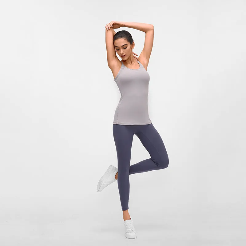 2020 womens yoga leggings no front seam ys9323w