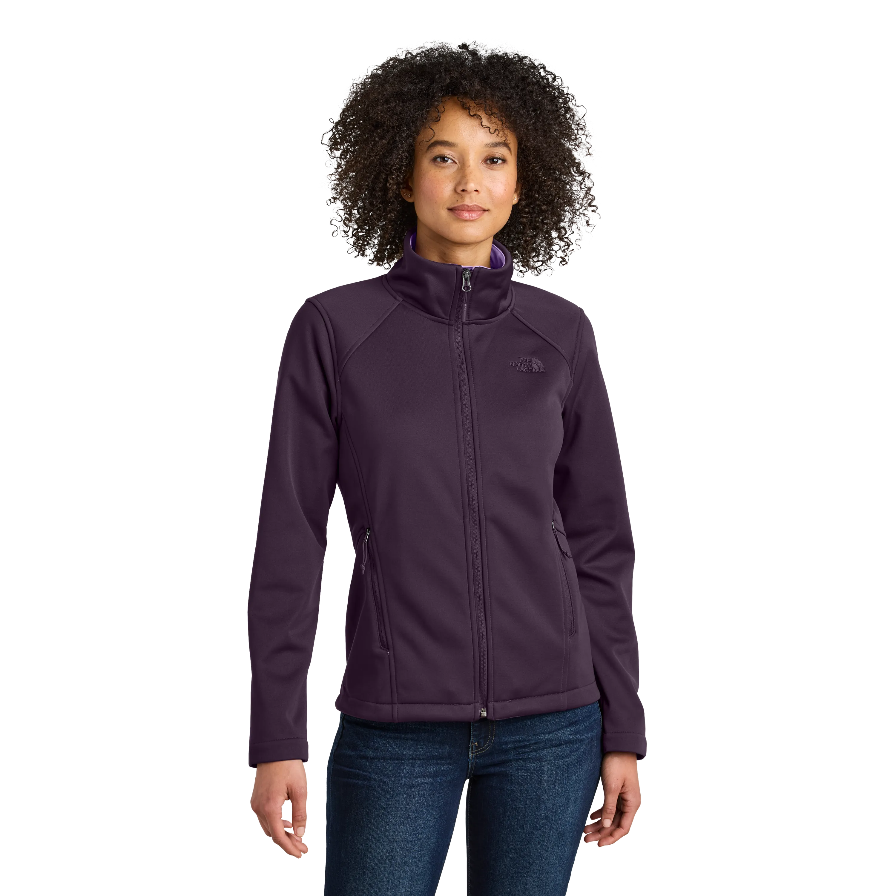 A2504W  Ladies Chest Logo Ridgewall Soft Shell Jacket