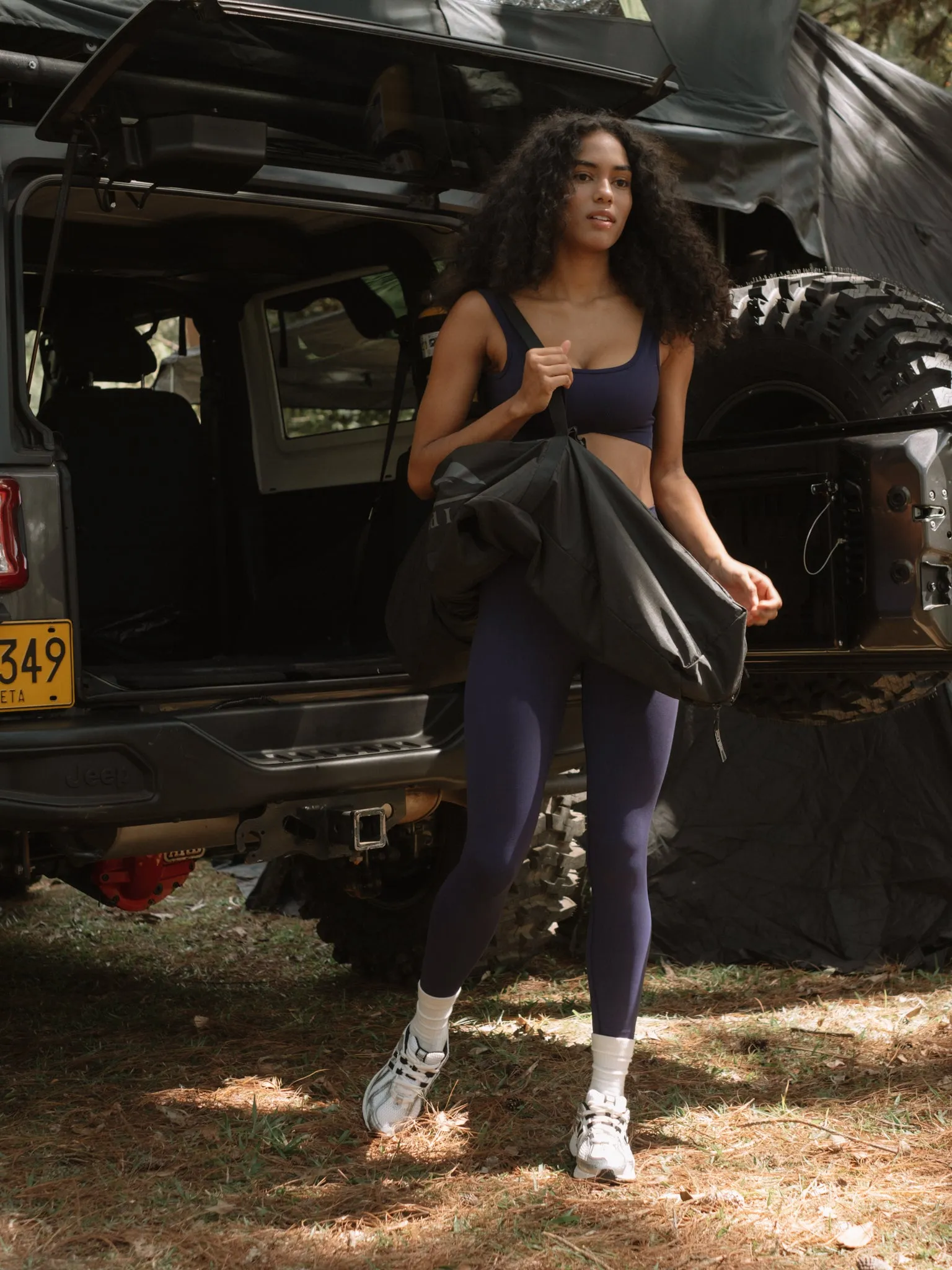 ABS SQUARE CROP TOP - DARK BERRY