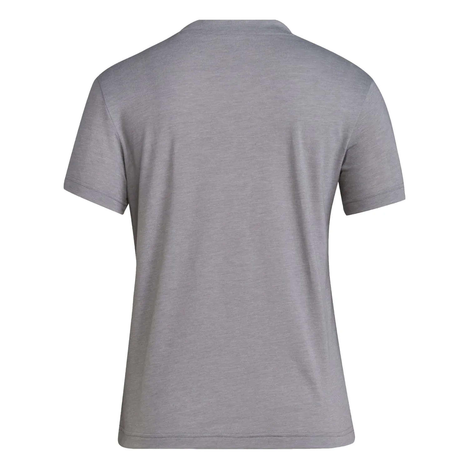 adidas Miami Hurricanes Women's Grey Hurricanes Hoops V-Neck T-Shirt