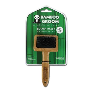 Alcott Bamboo Groom Slicker Brush s