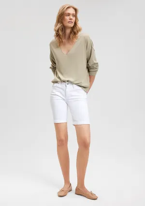 Alexis White Gold Jean Shorts