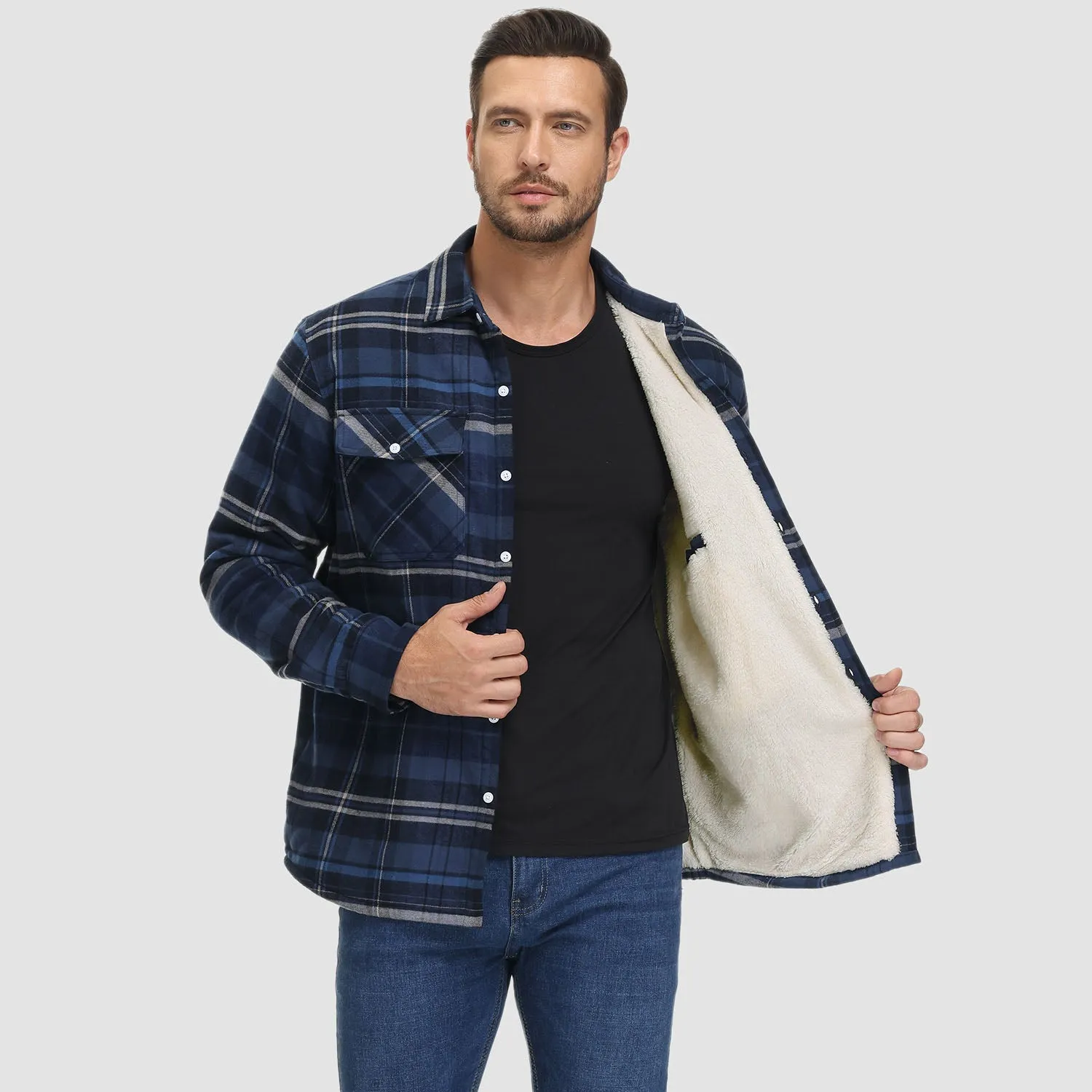 ALLAN™ | MEN'S FLANNEL SHIRT JACKET