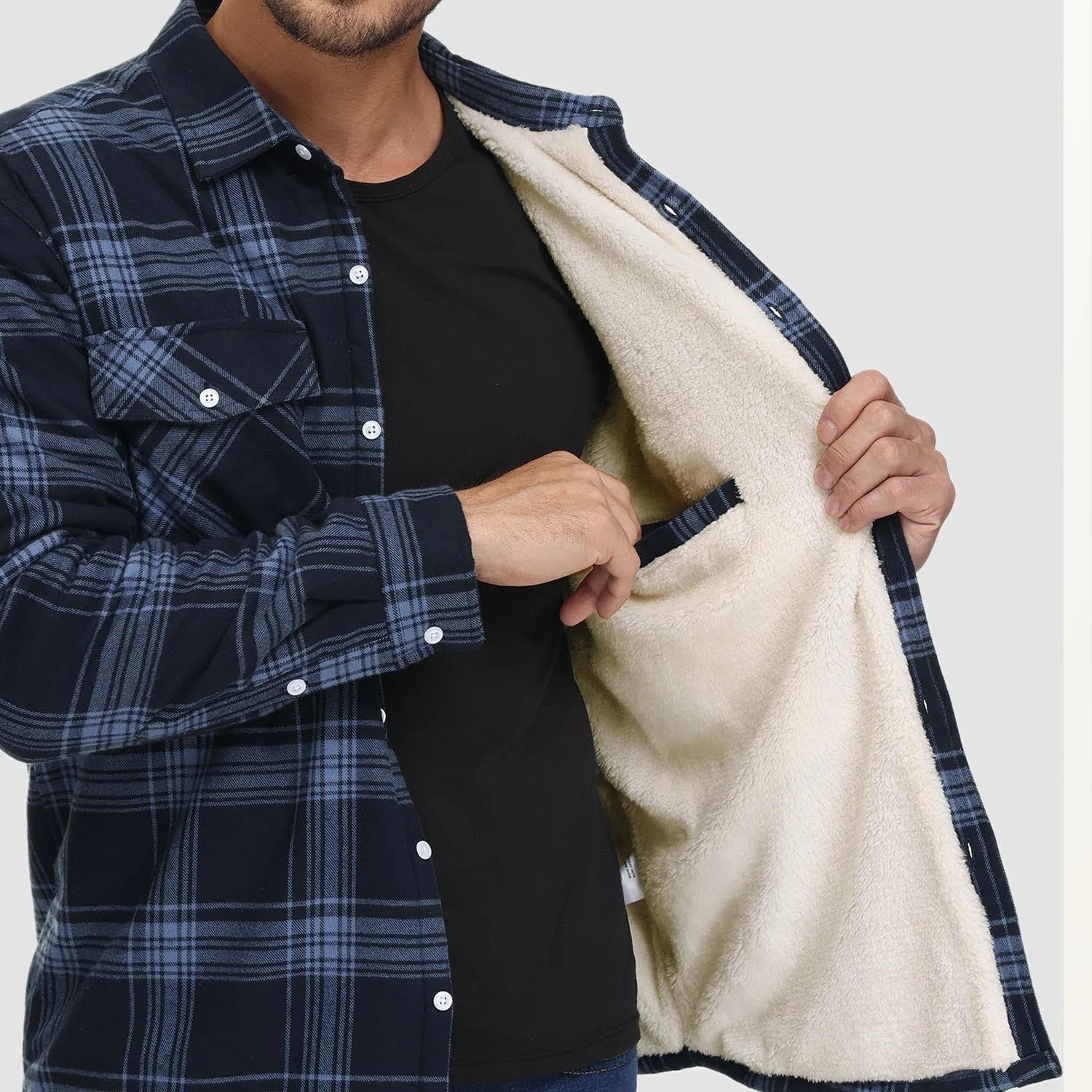ALLAN™ | MEN'S FLANNEL SHIRT JACKET
