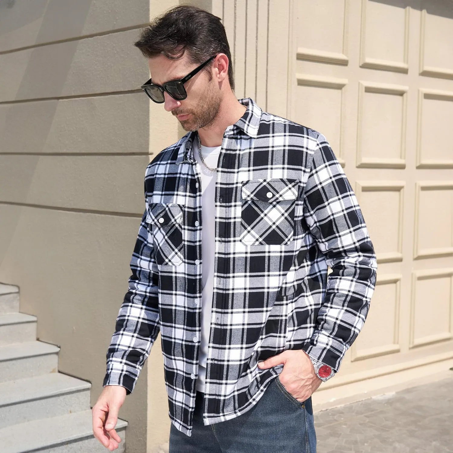 ALLAN™ | MEN'S FLANNEL SHIRT JACKET