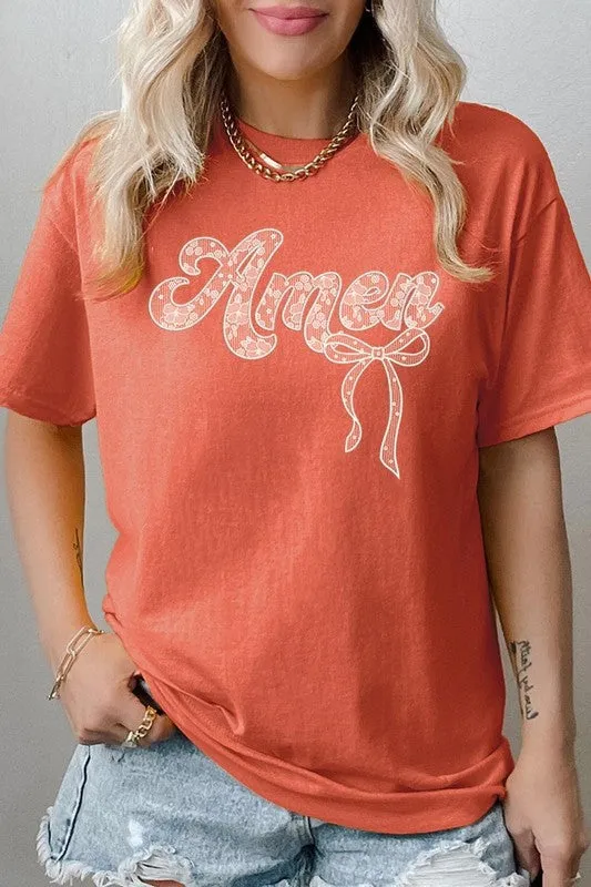 Amen Lace Graphic Tee