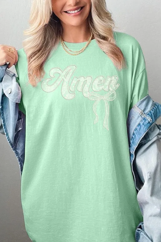 Amen Lace Graphic Tee