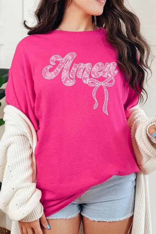 Amen Lace Graphic Tee