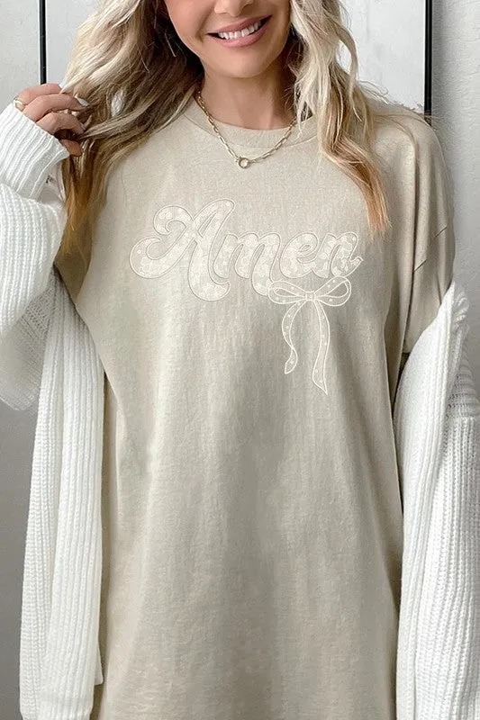 Amen Lace Graphic Tee