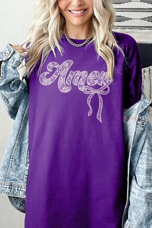 Amen Lace Graphic Tee