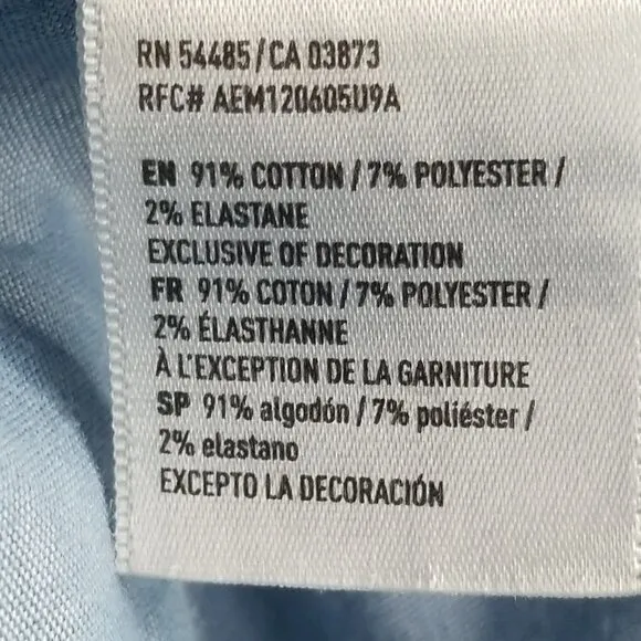 American Eagle High Rise Shortie Super Stretch 6