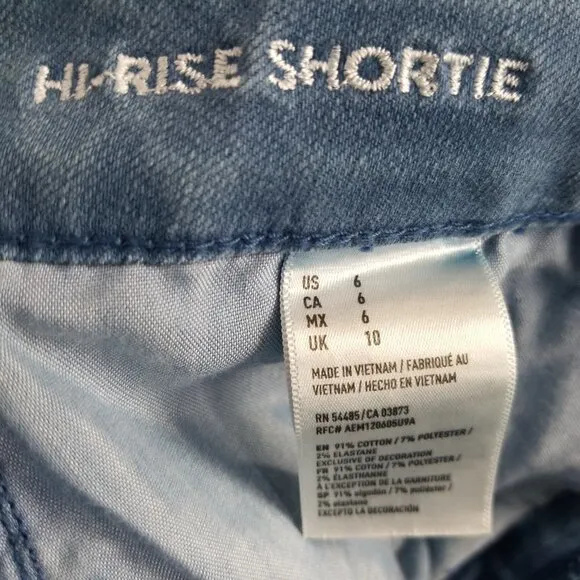 American Eagle High Rise Shortie Super Stretch 6