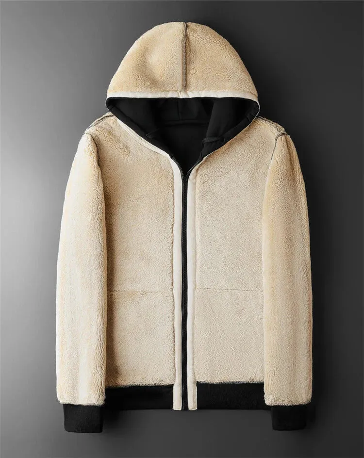 ArcticEdge Men's Fleece-Lined Hooded Jacket