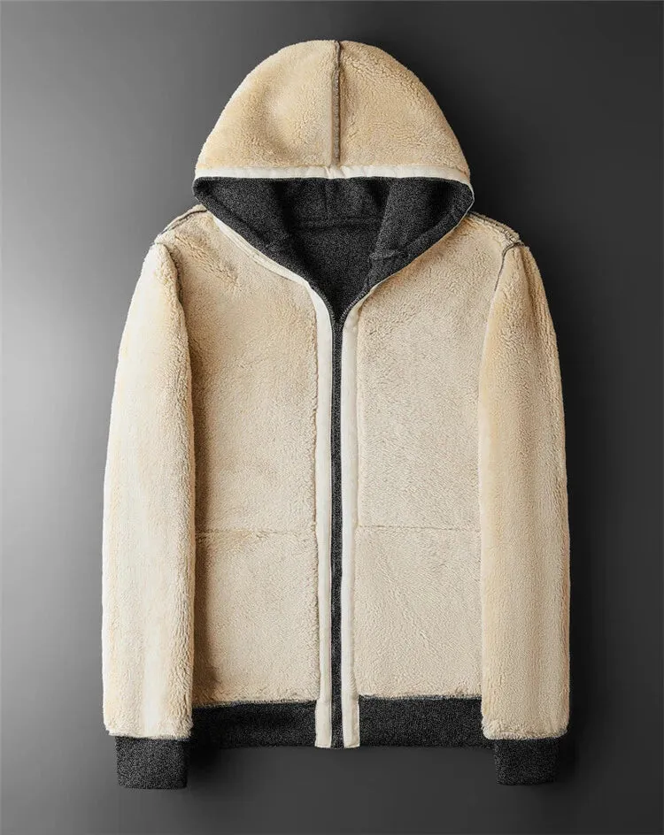 ArcticEdge Men's Fleece-Lined Hooded Jacket