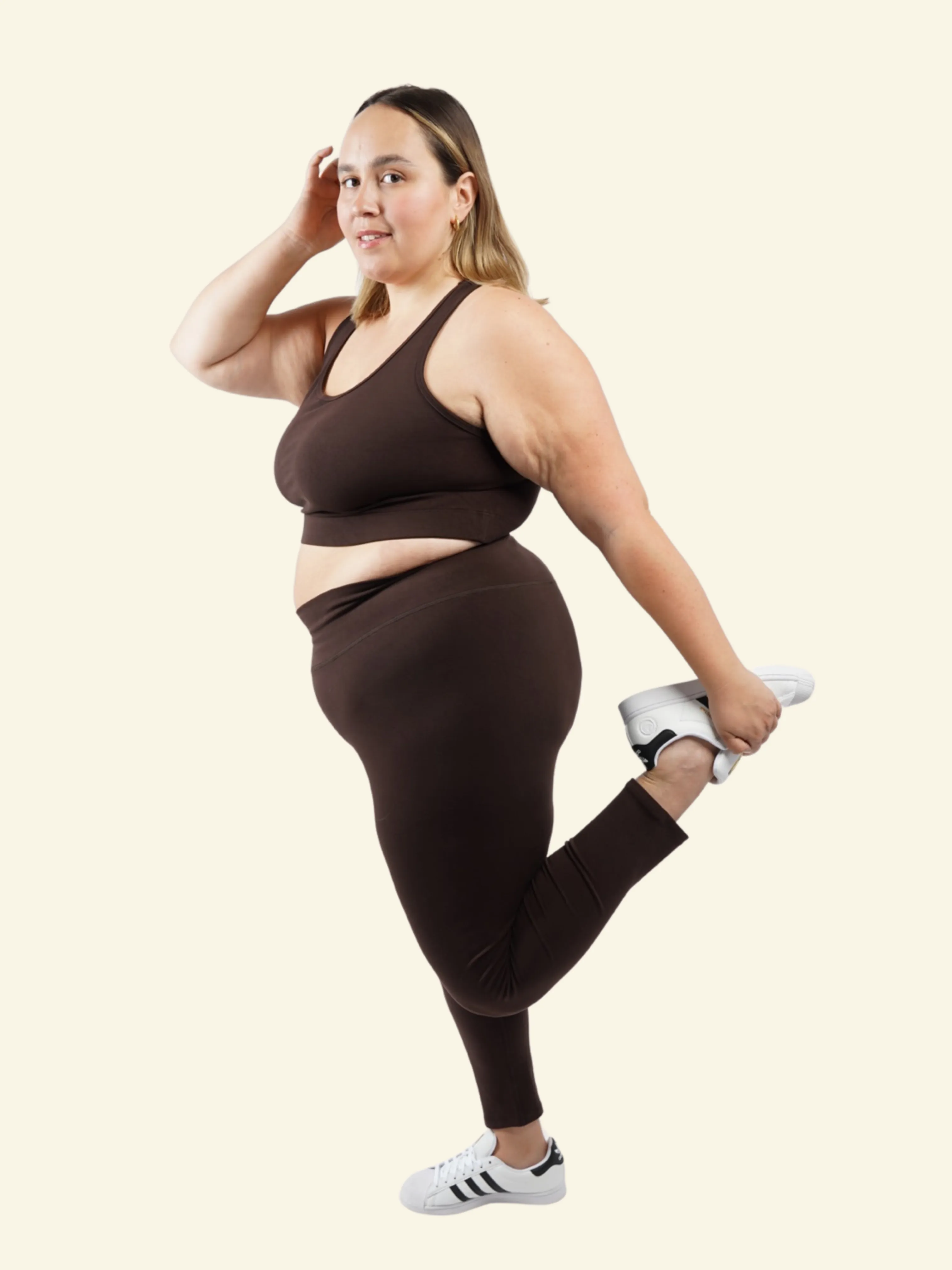 Aspen Leggings: Cocoa