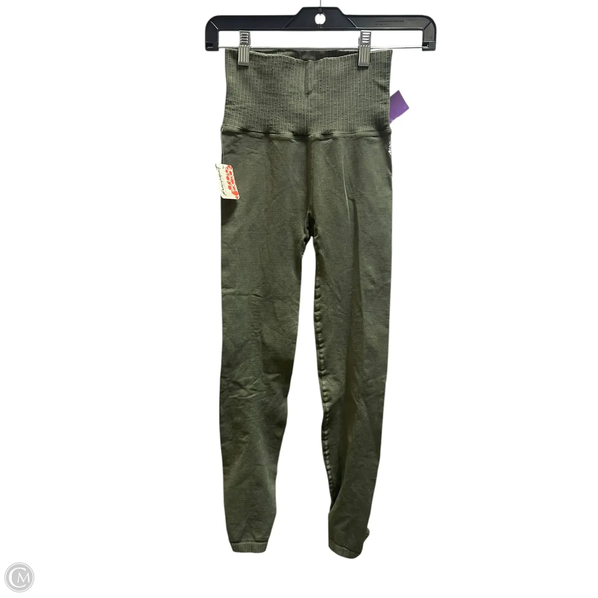 Athletic Leggings By Free People In Green, Size: Xs
