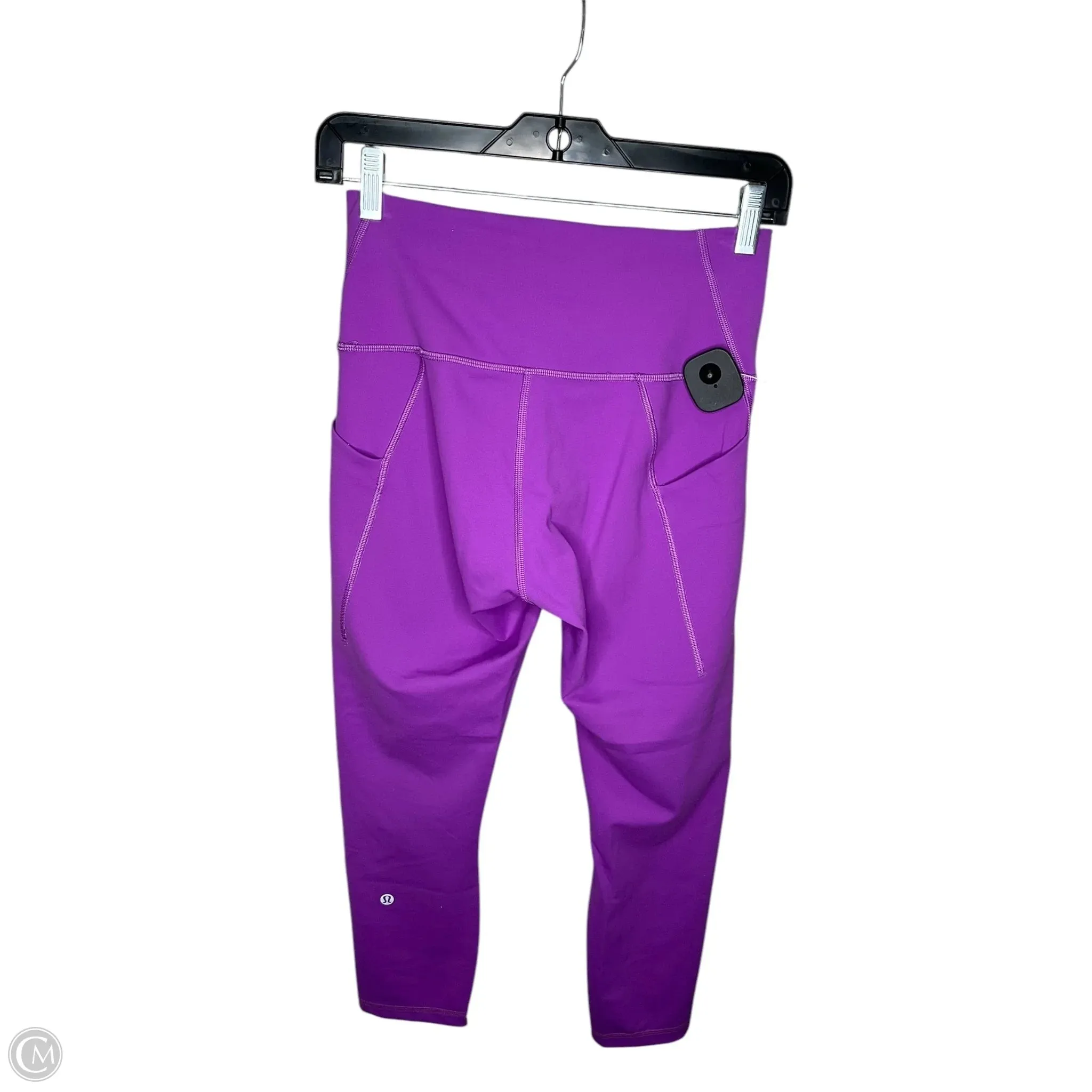 Athletic Leggings By Lululemon In Purple, Size: 8