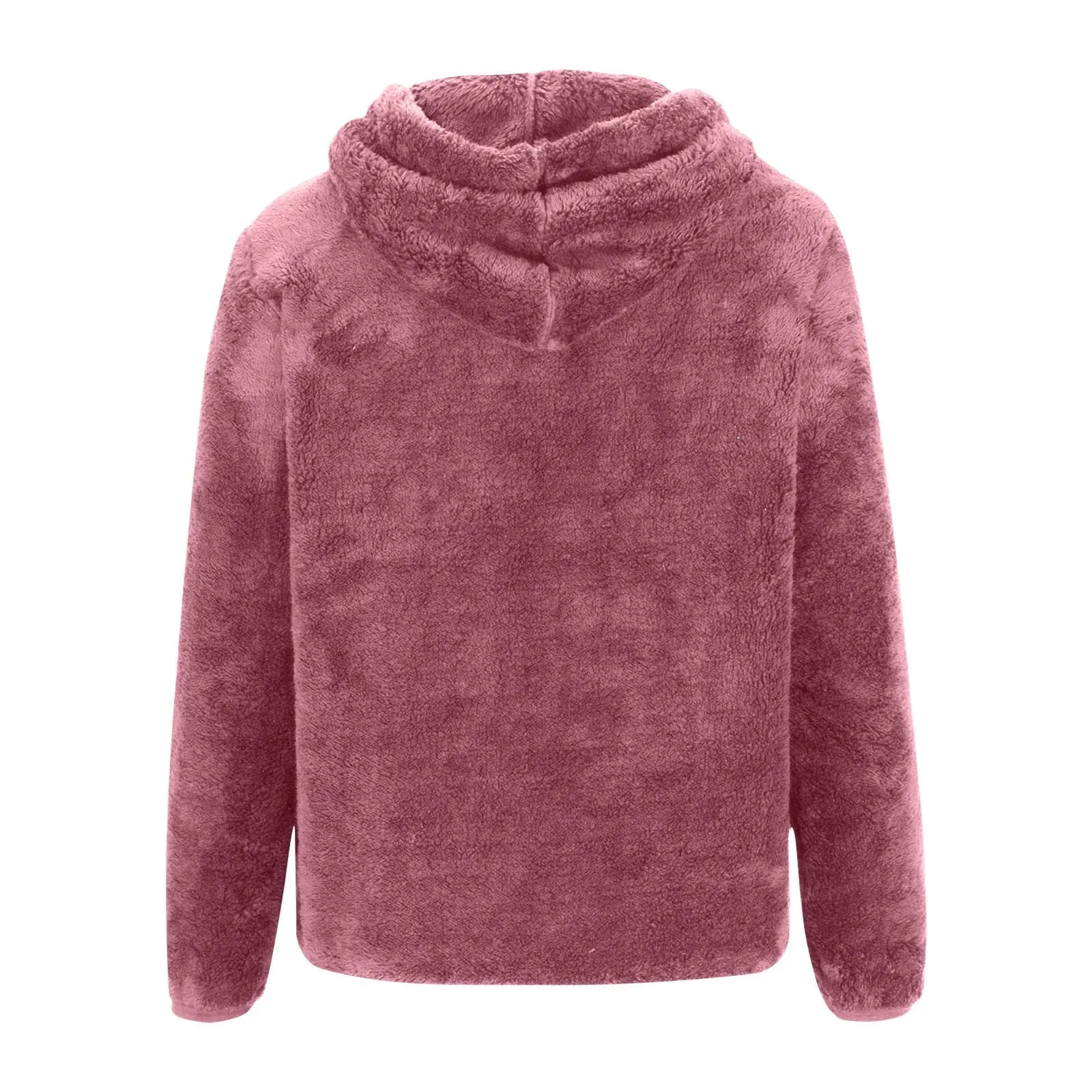 Avery™ - Ultra Cozy Coral Fleece Hoodie