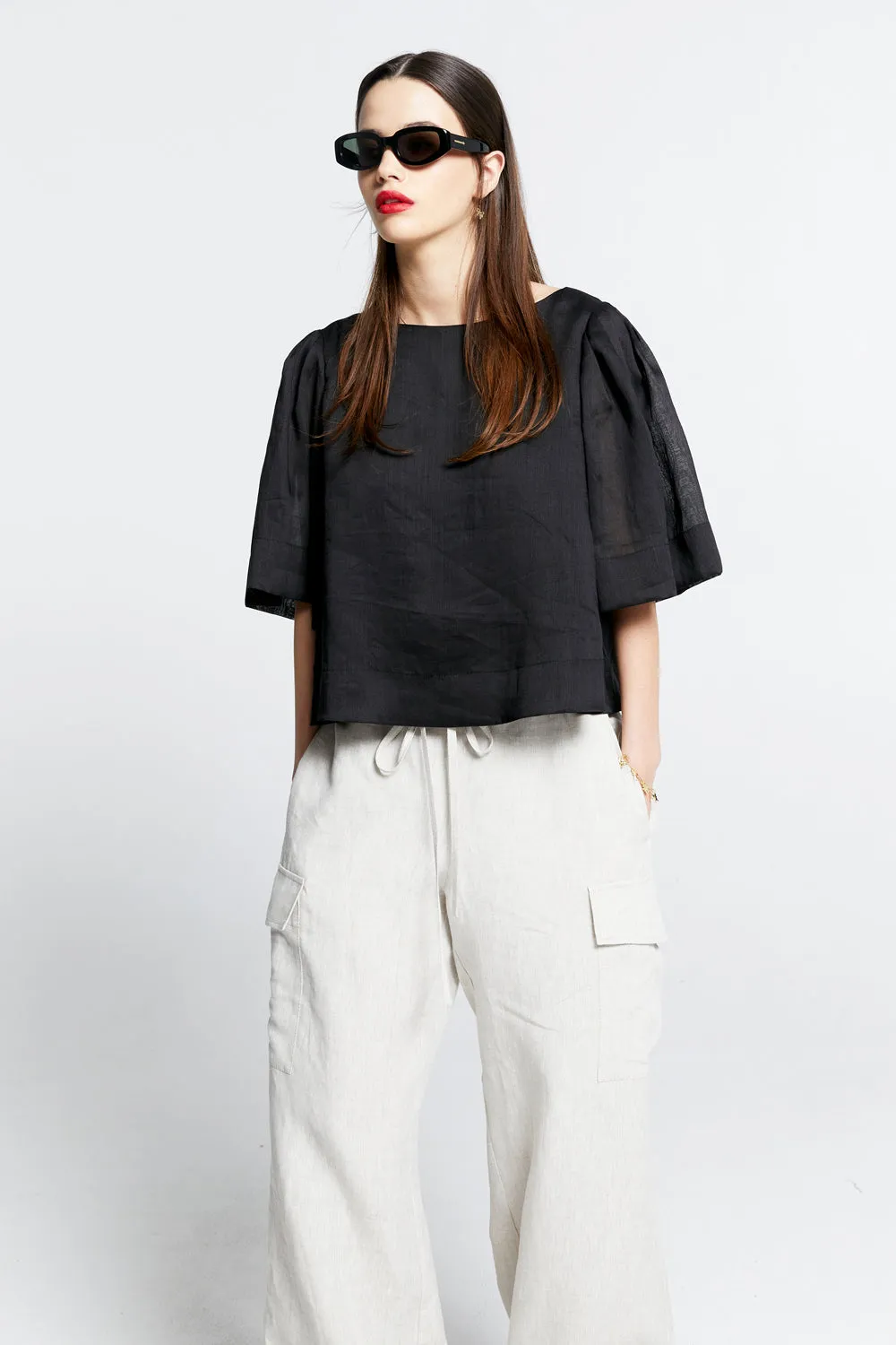 Azalea Top Black