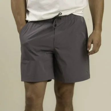 Bajada Hybrid Shorts in Dusty Plum