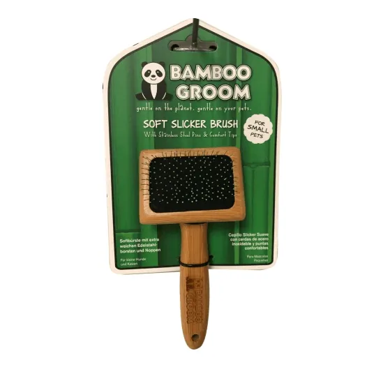Bamboo Groom Soft Slicker Brush