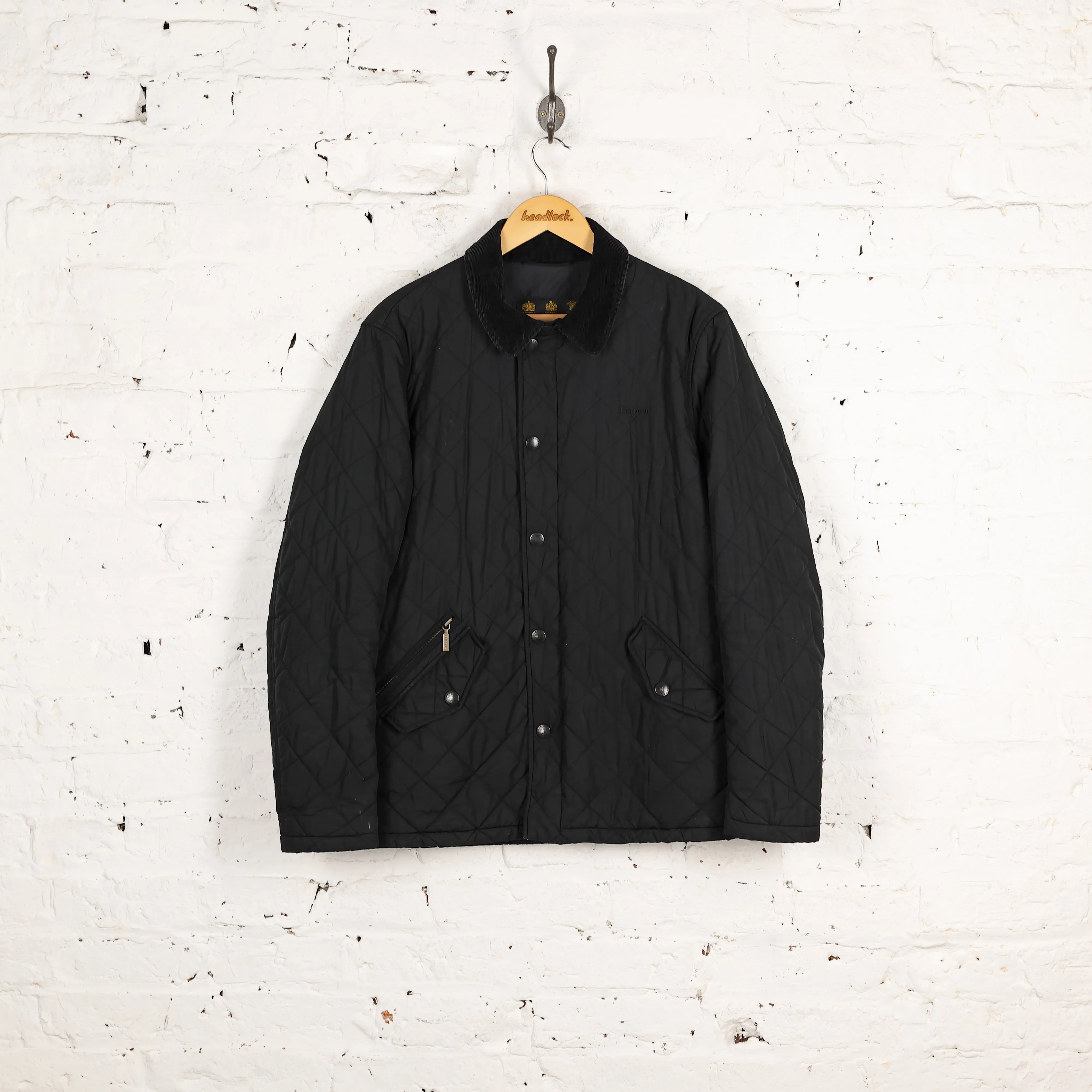 Barbour Putney SportsQuilt Jacket - Black - S