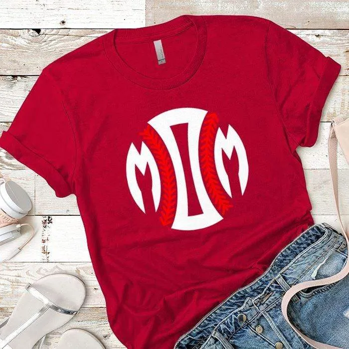 Baseball Mom Premium Tees