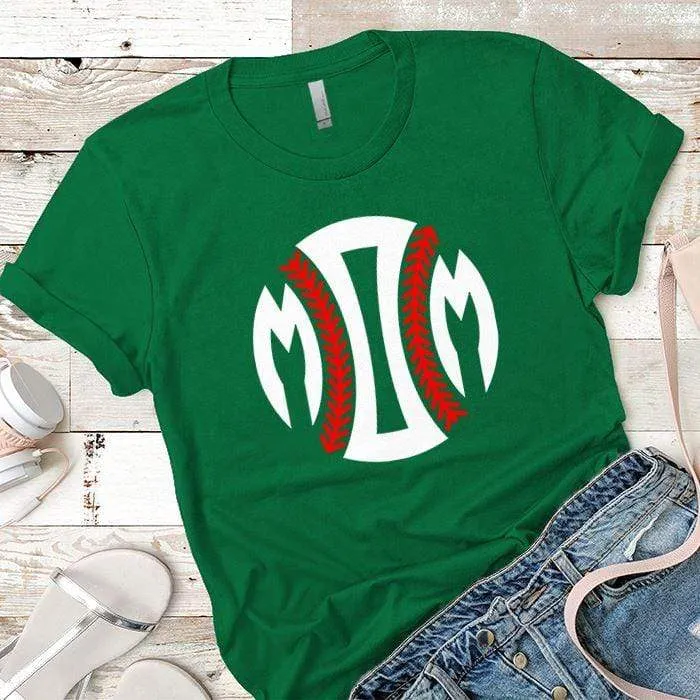Baseball Mom Premium Tees