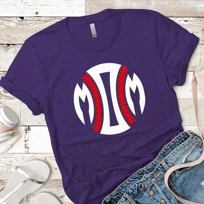Baseball Mom Premium Tees