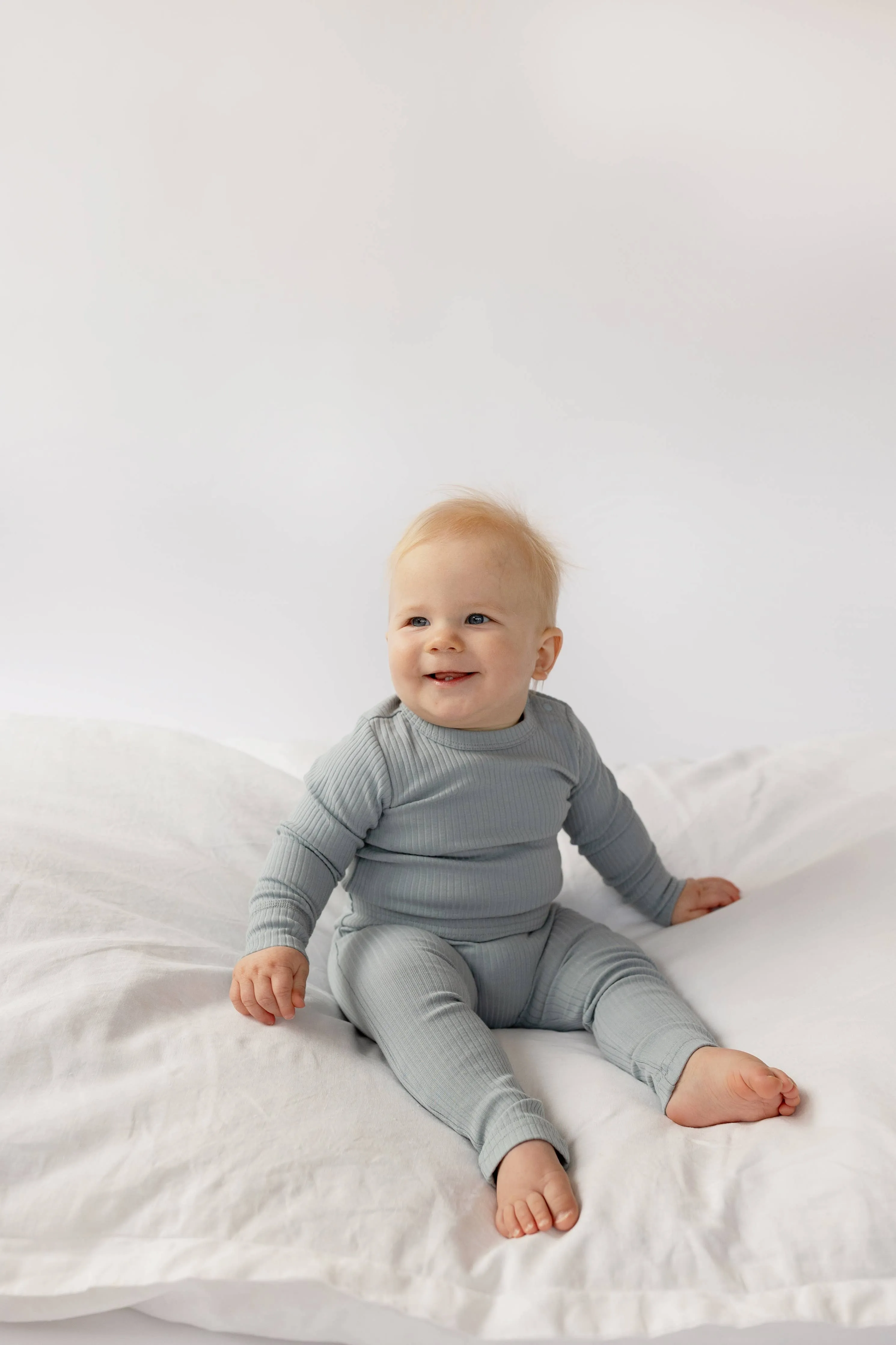 Basic Leggings - Dusty Blue