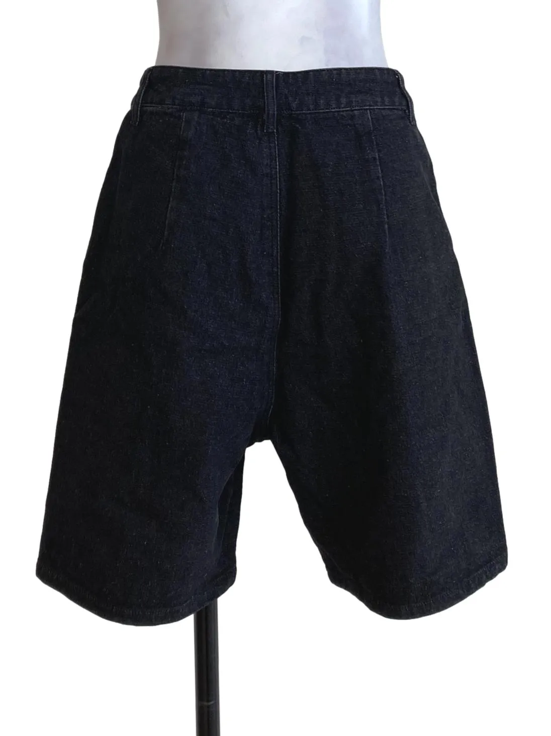 Black Denim Shorts