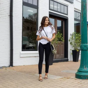 Black Full Length Leggings - NO POCKET