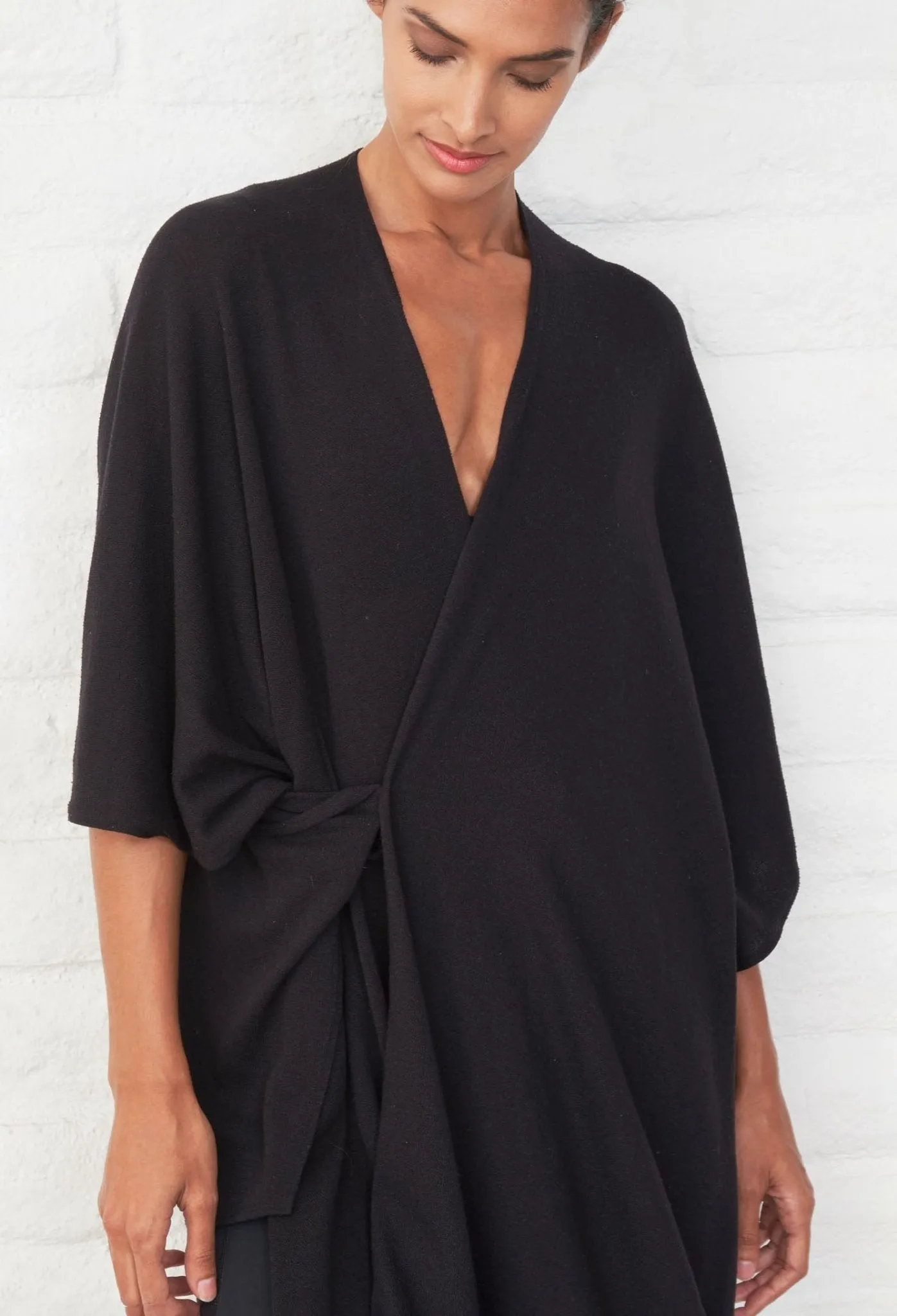 Black Kimono Cardi - Sale