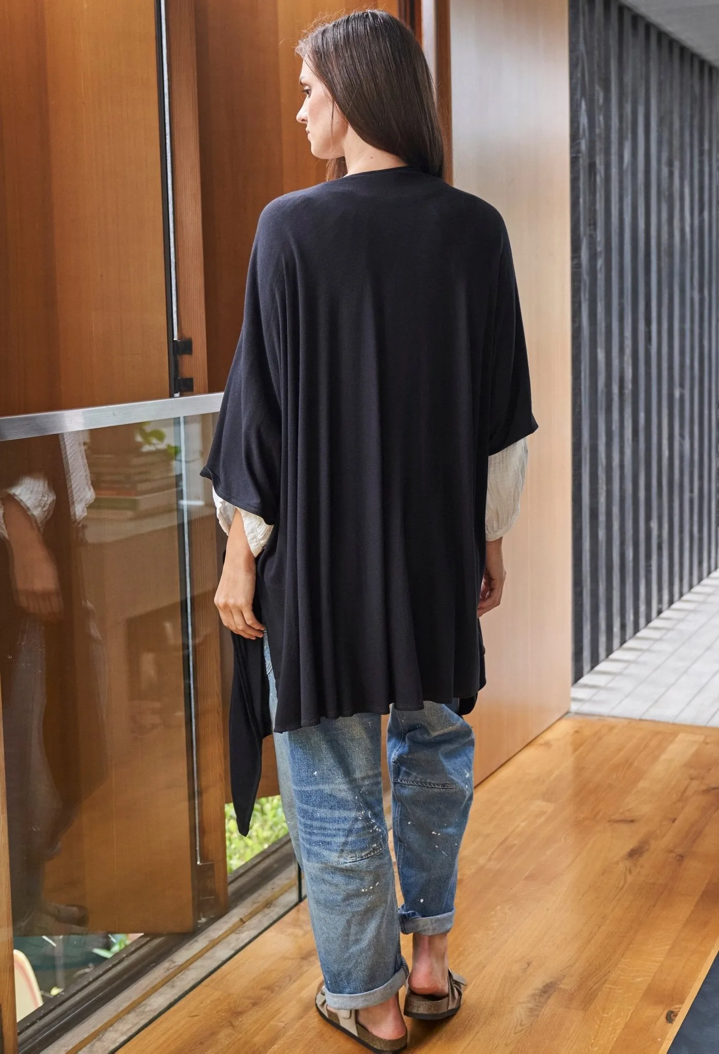 Black Kimono Cardi - Sale