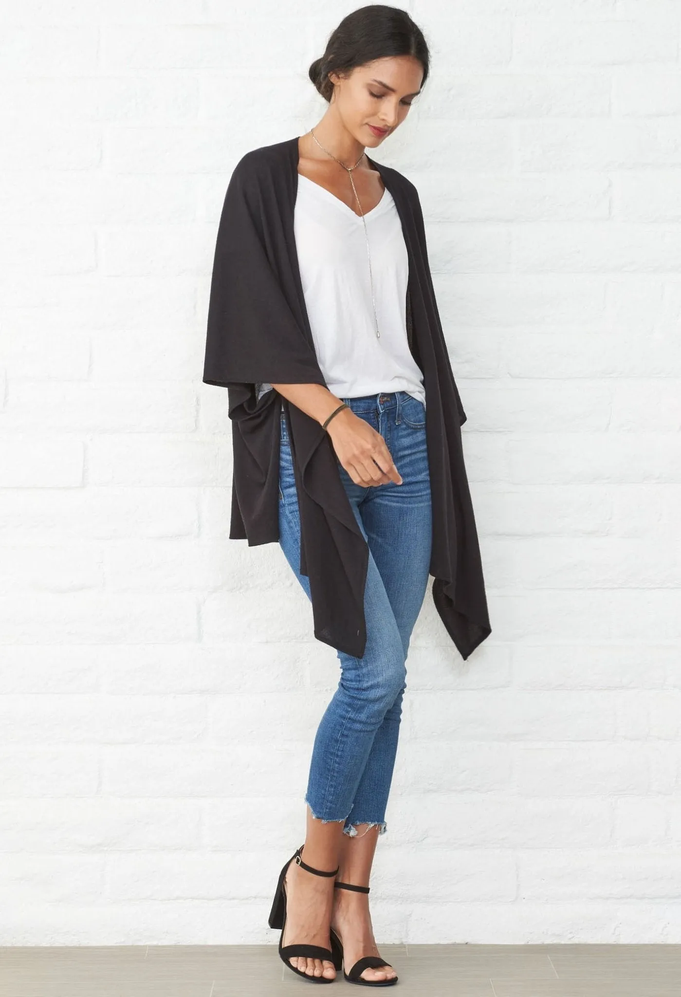 Black Kimono Cardi - Sale
