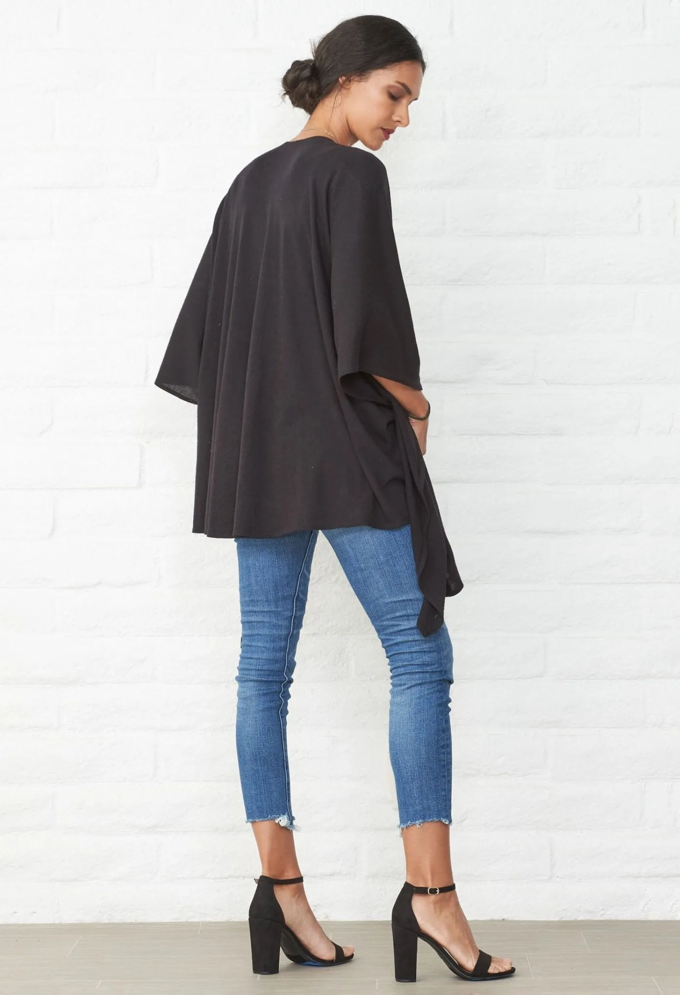 Black Kimono Cardi - Sale