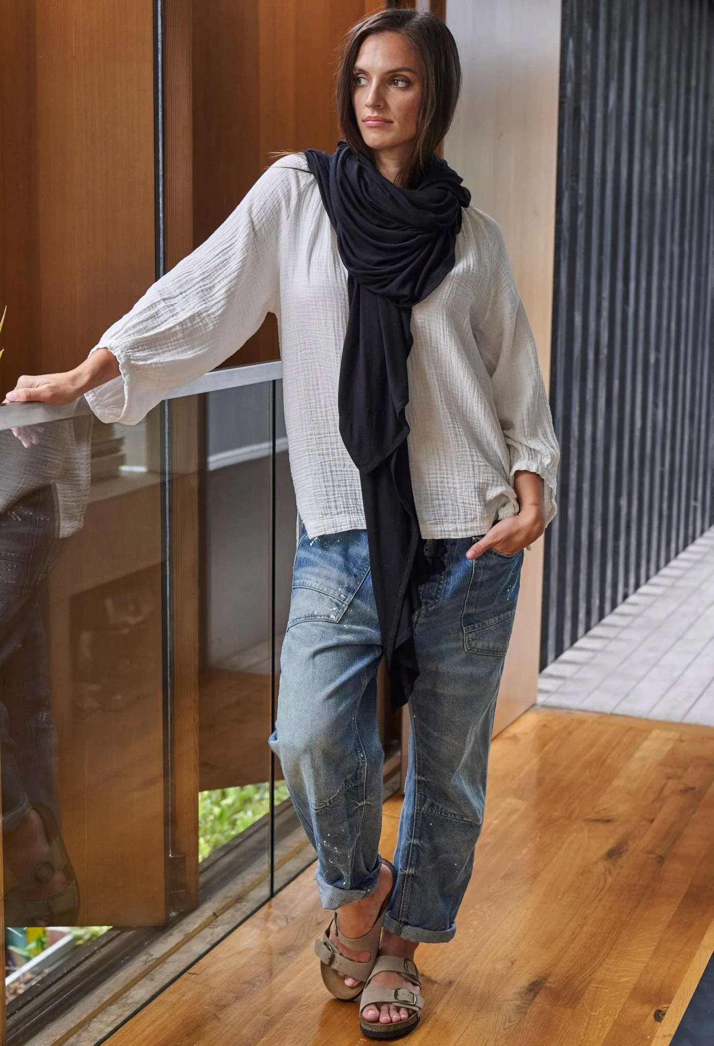 Black Kimono Cardi - Sale