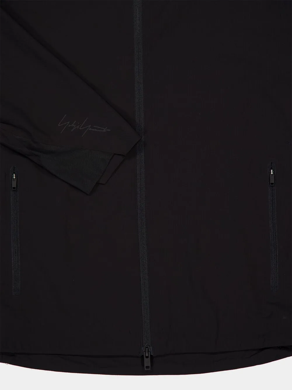 Black Lightweight Hooded Jacket