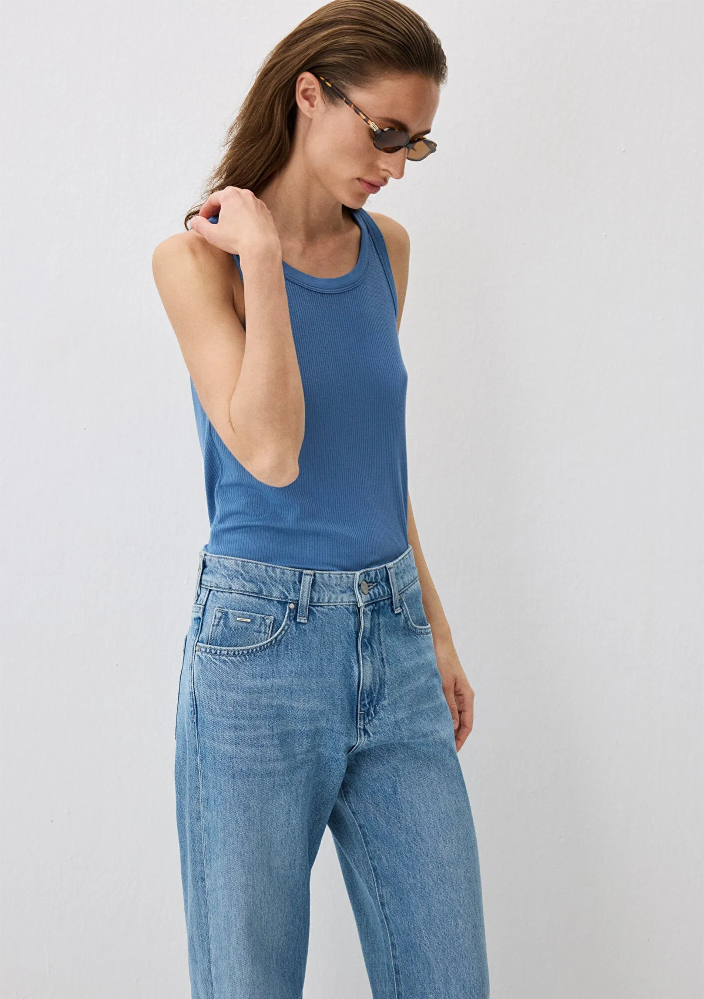 Blue Tank Top