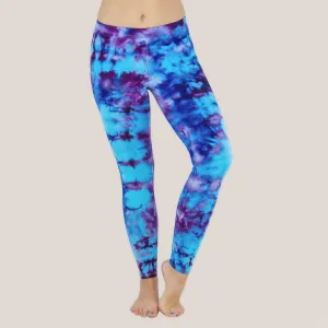 Blueberry Ice Dye Yoga Leggings