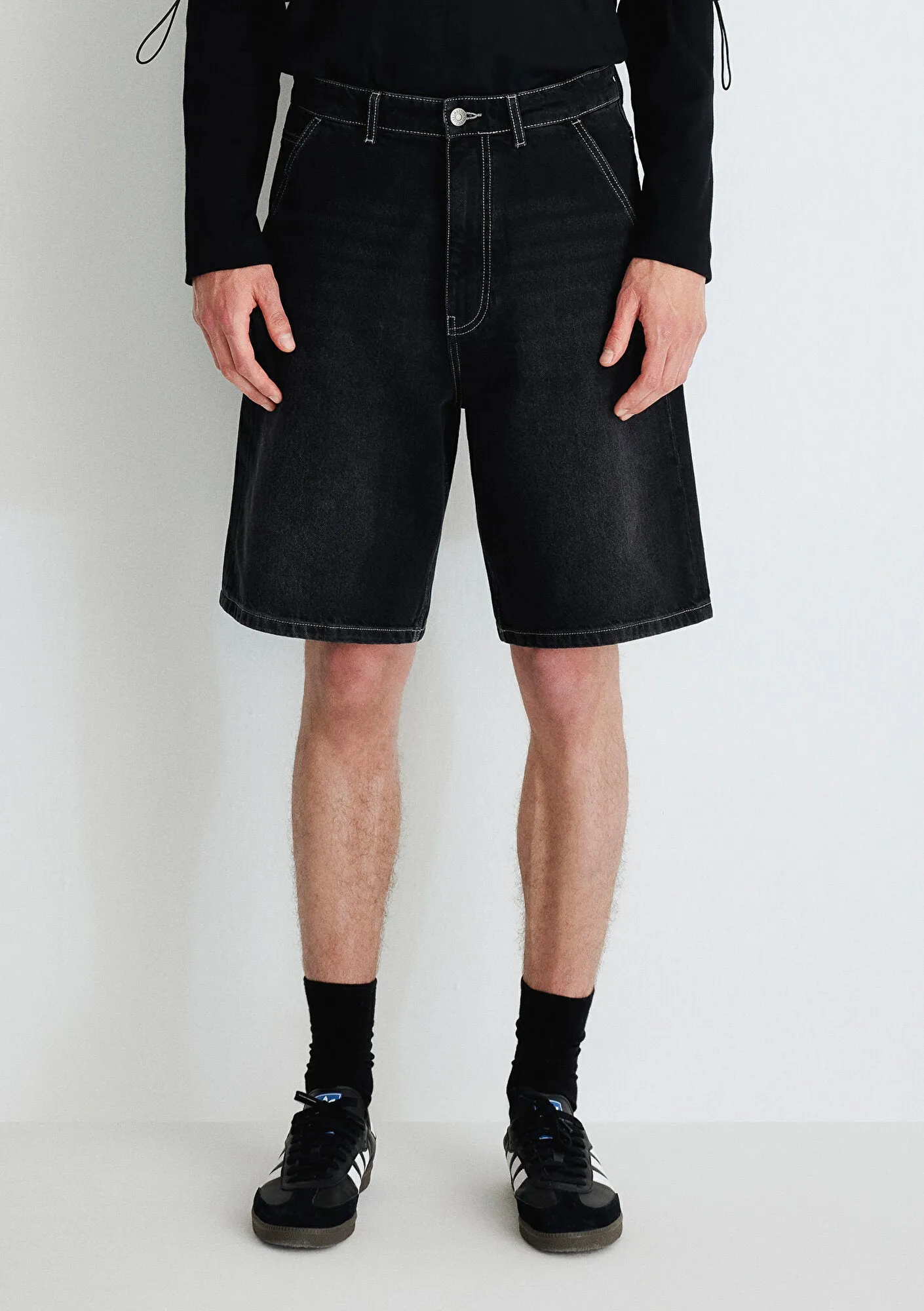 Bonn Smoke Street Denim Jean Shorts