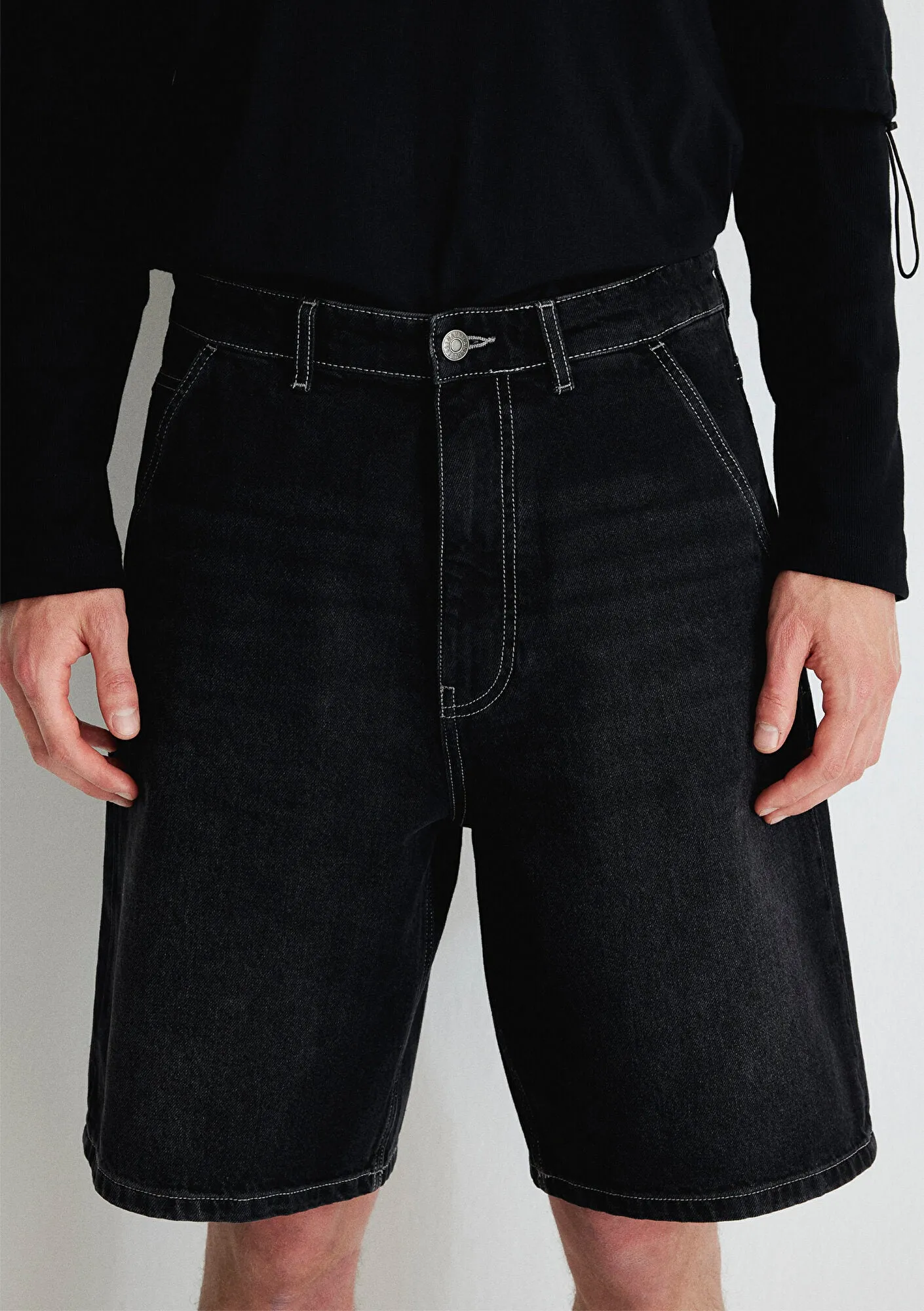 Bonn Smoke Street Denim Jean Shorts
