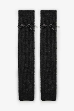 Bowtie Black Leggings