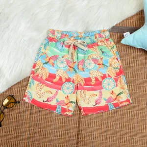 Boys Fruit Print Short  Multi Colour