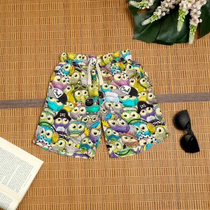Boys Owl Printed Short Brown