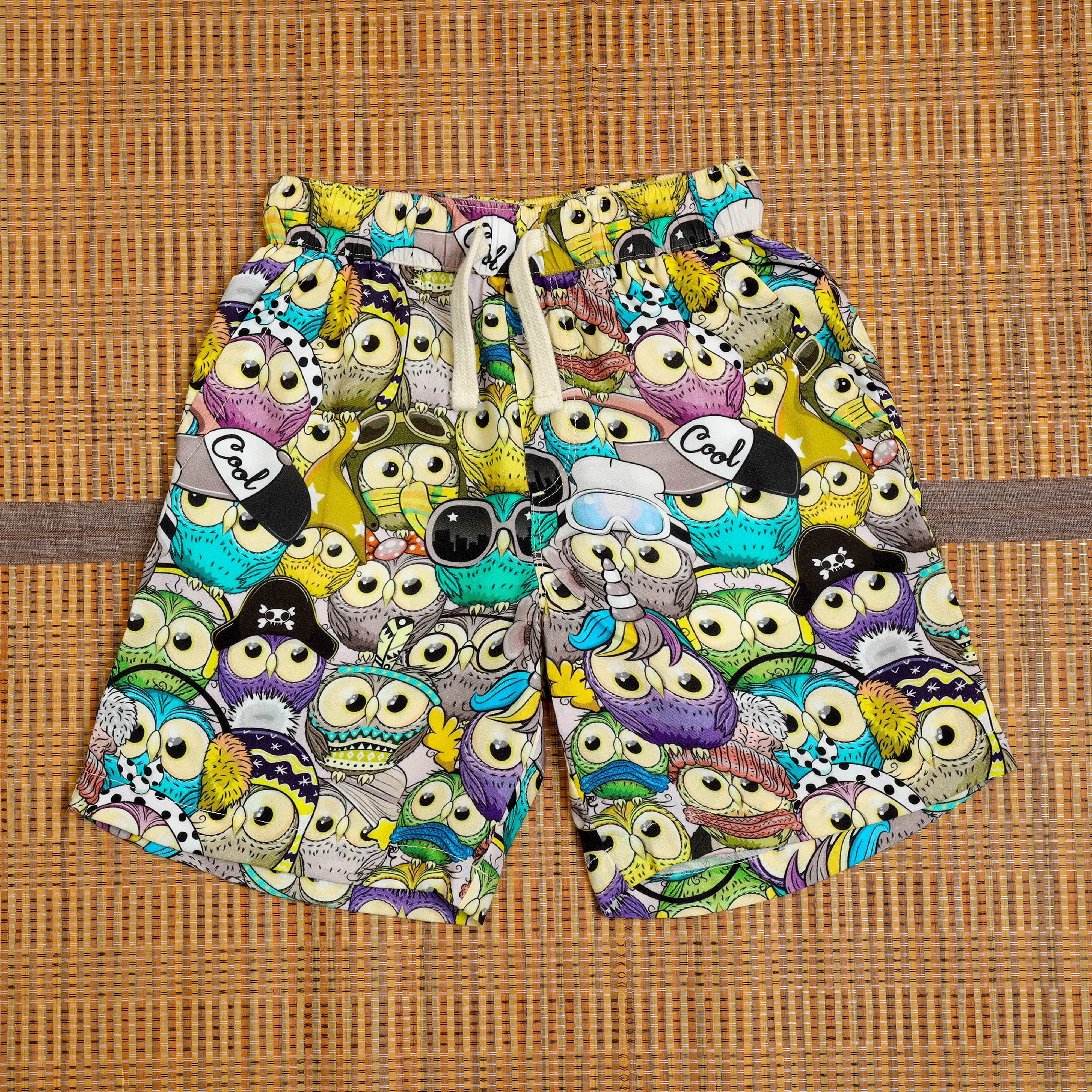 Boys Owl Printed Short Brown
