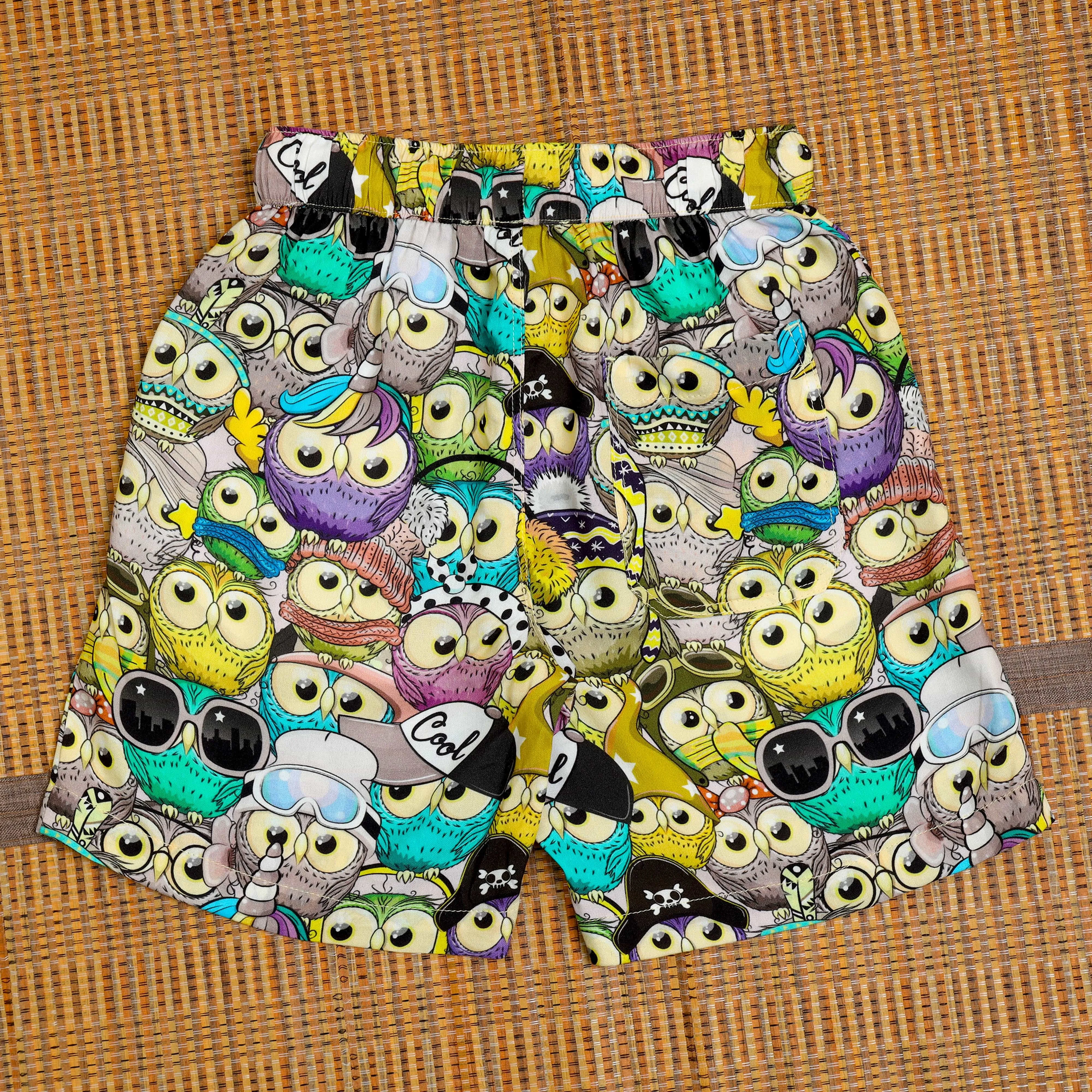 Boys Owl Printed Short Brown